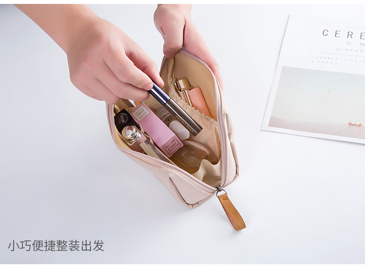 网红韩版口红包 化妆包阳离子 便携迷你旅行收纳包手拿包详情8