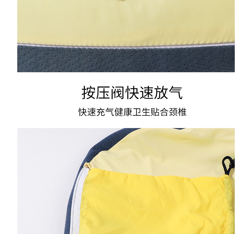 The new inflatable beach pillow, outdoor camping pillow, office pillow, cool inflatable sleep pillow is portable and foldable pic 18