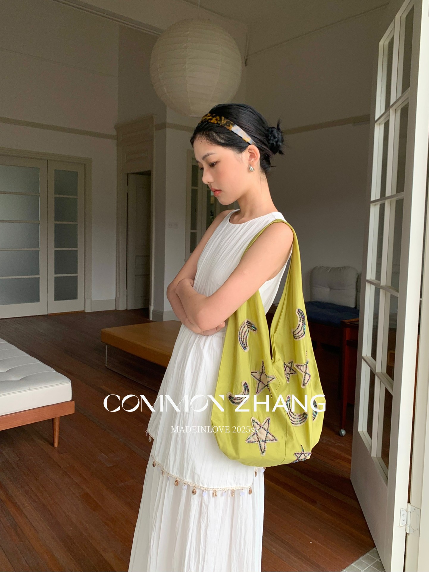 CZ ZHANG Summer Korean version anti-aging button patchwork round-neck sleeveless vest dress B26797 pic 11