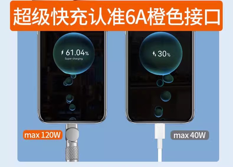 手游旋转弯头数据线Typec安卓适用苹果充电线华为VIVOPPO小米手机详情9