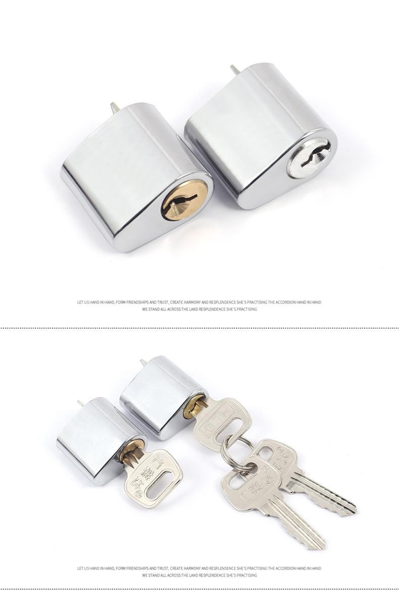 Fireproof door lock core, fire door lock core, pipe well lock, short lock core, safety door passage lock core, escape copper lock core pic 15