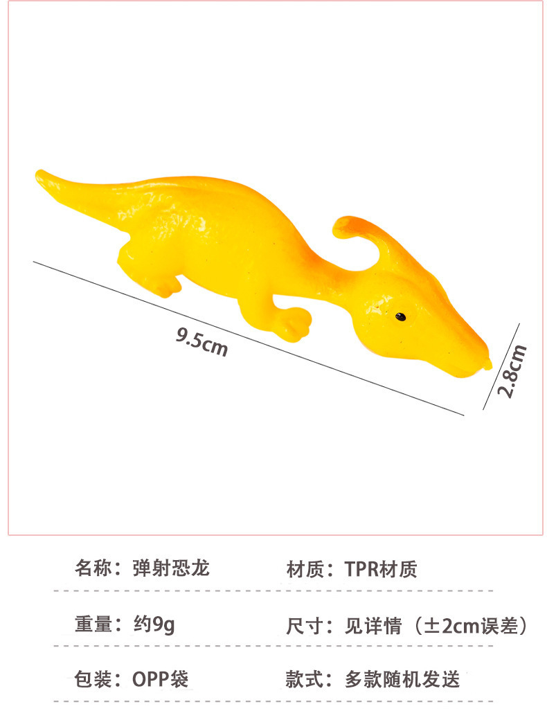弹射恐龙手指火鸡弹弓减压创意整蛊发泄趣味粘墙玩具儿童学生礼品详情2