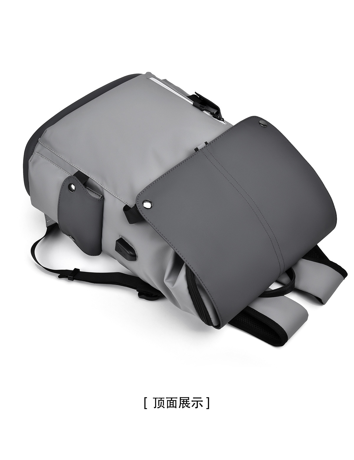 跨境新款轻便双肩背包男士商务休闲电脑包防水旅行包潮学生书包女详情34