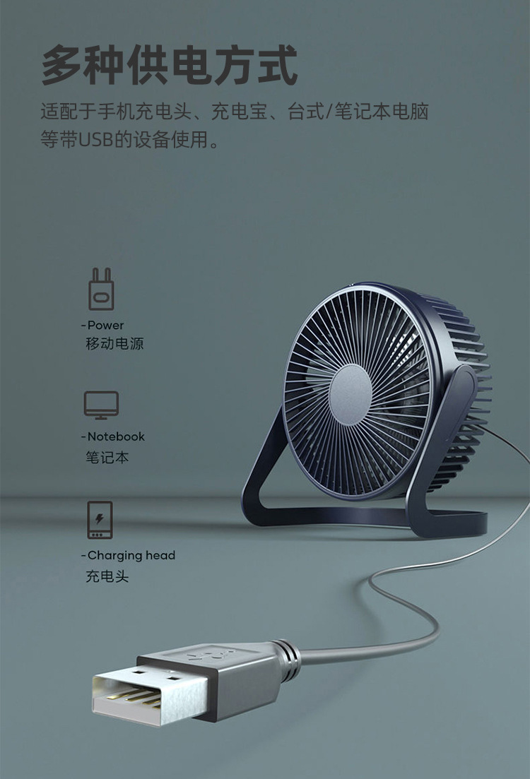 On the same day, we will distribute 5-inch, 6-inch and 8-inch small desktop fans, office usb electric fans, small fans with strong wind power pic 14
