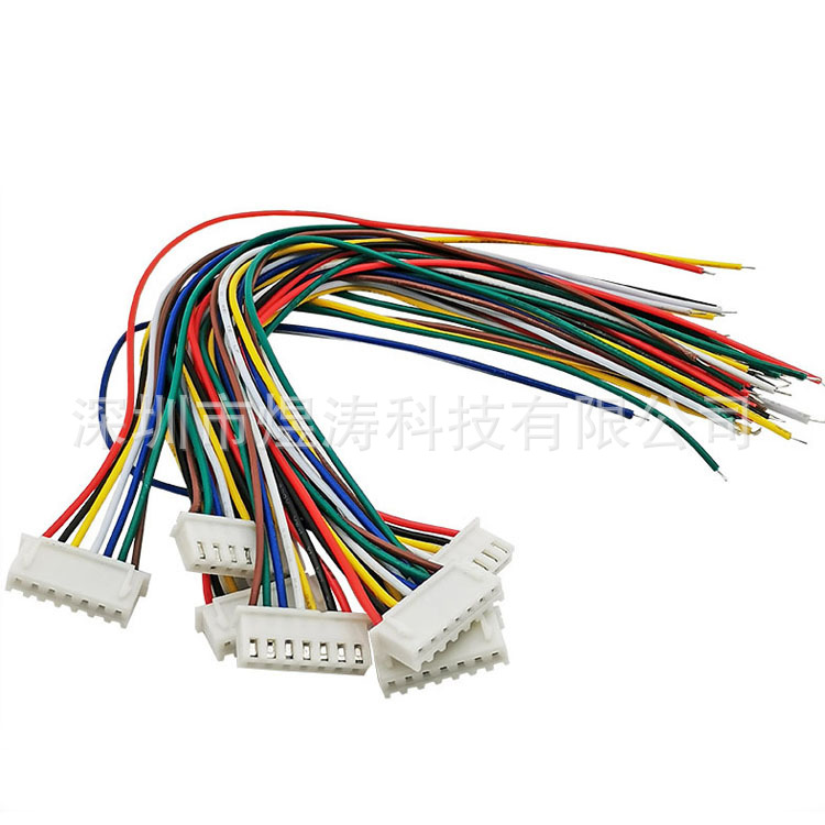 Electronic wire XH2.54, 200MM single-ended 2P/3P/4P/5P/6P/7P/8P/10P, 20CM long color wire pic 2