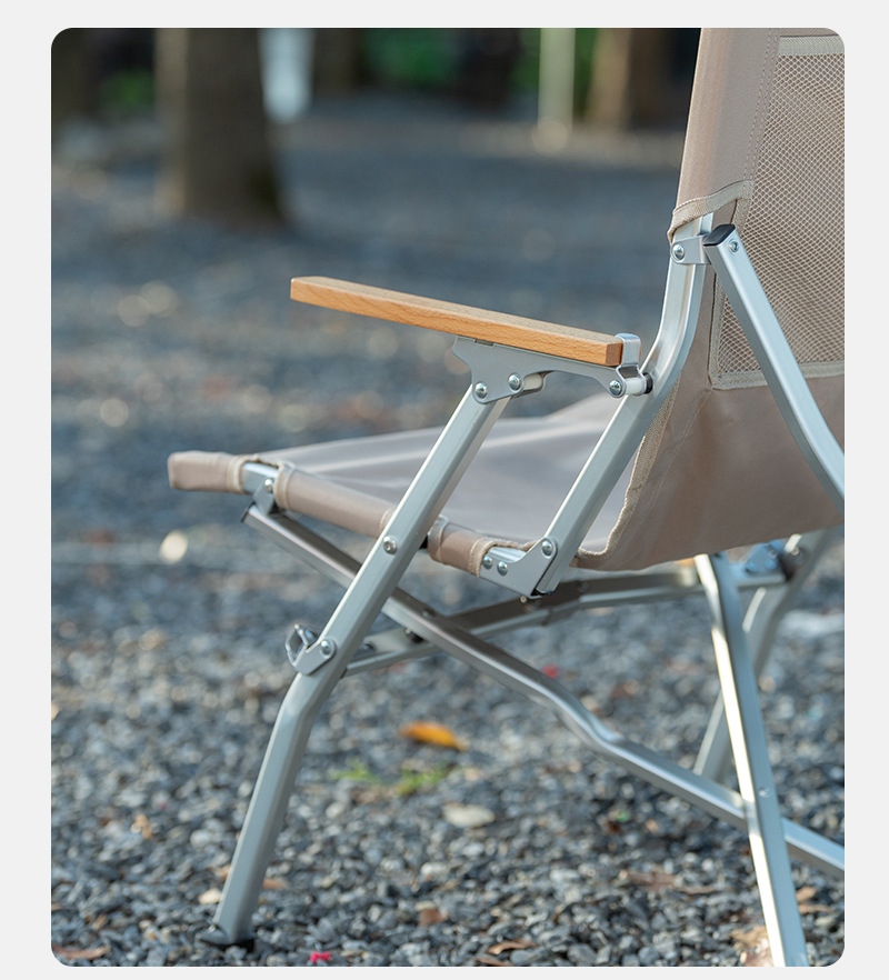 YEZHULIN户外折叠椅便携休闲露营椅 休闲躺椅 高背铝合金海狗椅详情13