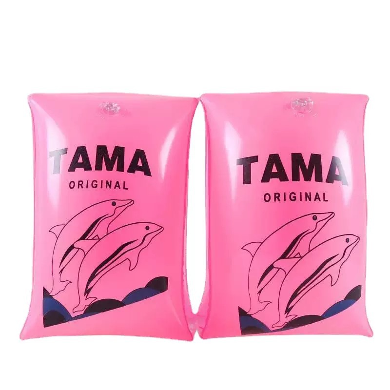 厂家直供新款儿童海豚充气水袖安全游泳手臂圈批发充气玩具水上娱乐详情1