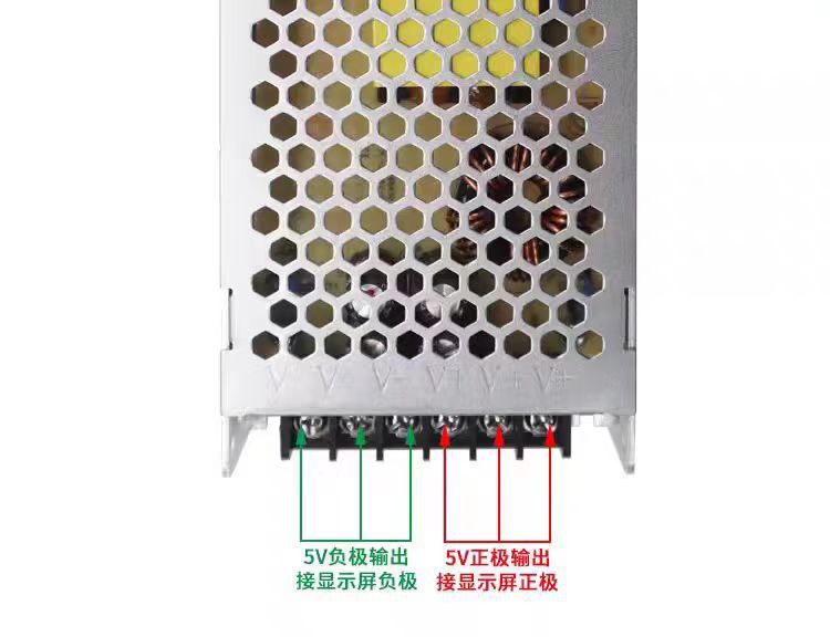 300W5V60A全彩大屏LED显示屏开关电源直流变压器5V大功率风冷散热详情5