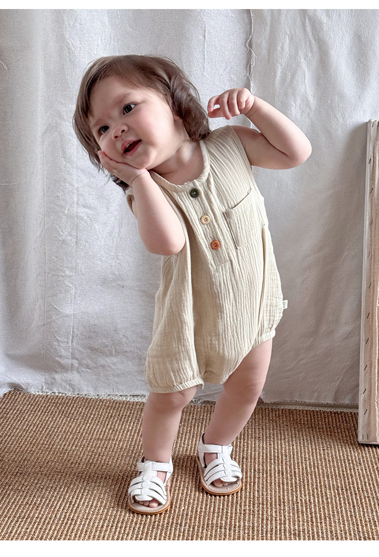Summer baby wraparound for boys and girls, pure cotton Class a summer breathable triangular hatchcoat for newborns pic 12