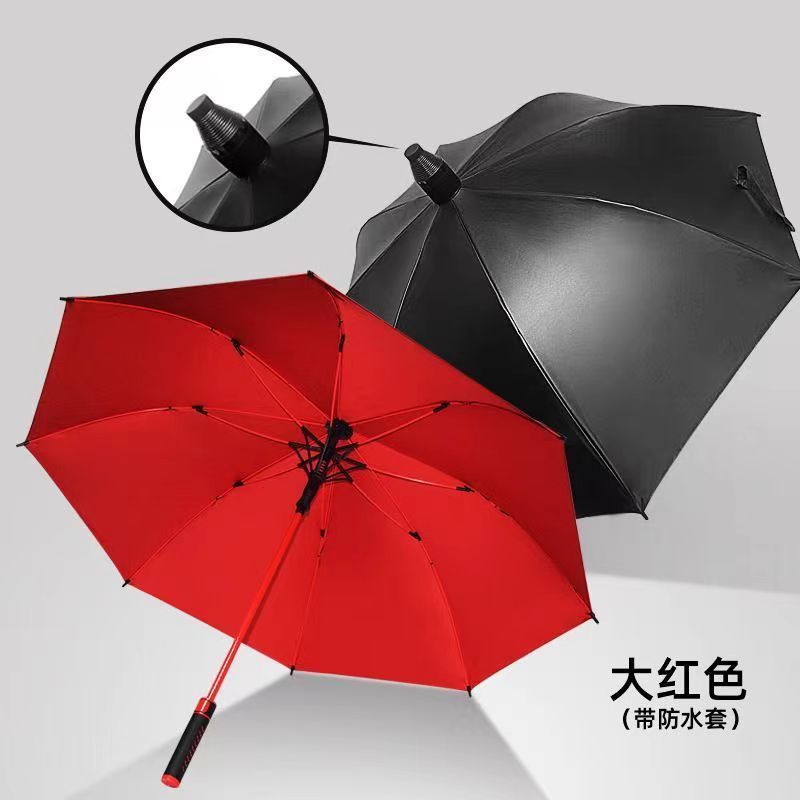 防水套高尔夫长柄超大商务雨伞双人自动抗风礼品广告伞晴雨两用伞详情9