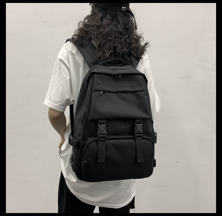 2025夏季新款学院风清新ins女包纯色日系女包大学生时尚生双肩包详情6