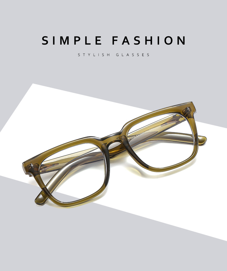 2025 new square-framed sunglasses, UV-blocking sunglasses, street style fashion and internet-famous glasses pic 3