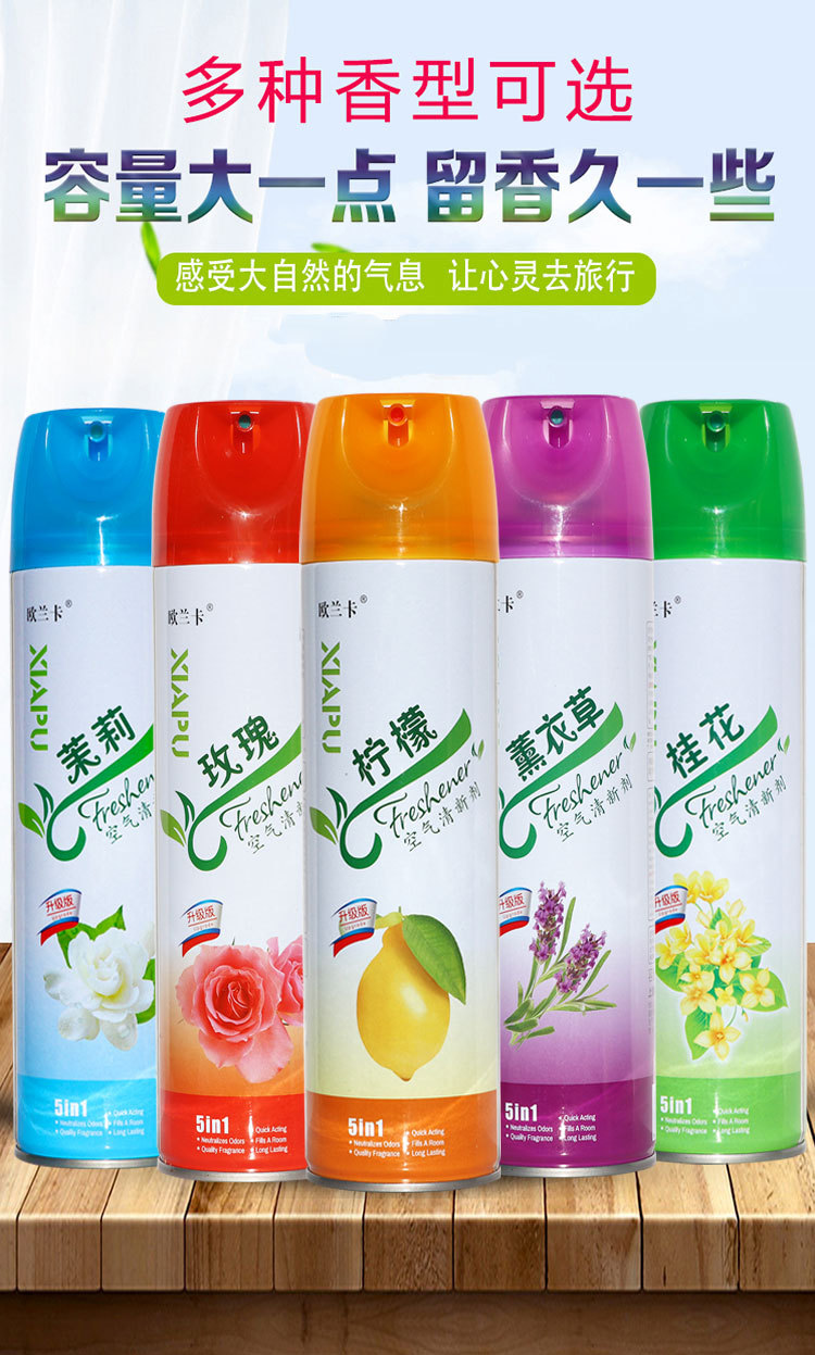 Air freshener for deodorizing, household toilet and bedroom aromatherapy spray for deodorizing, long-lasting fragrance, whole box pic 4