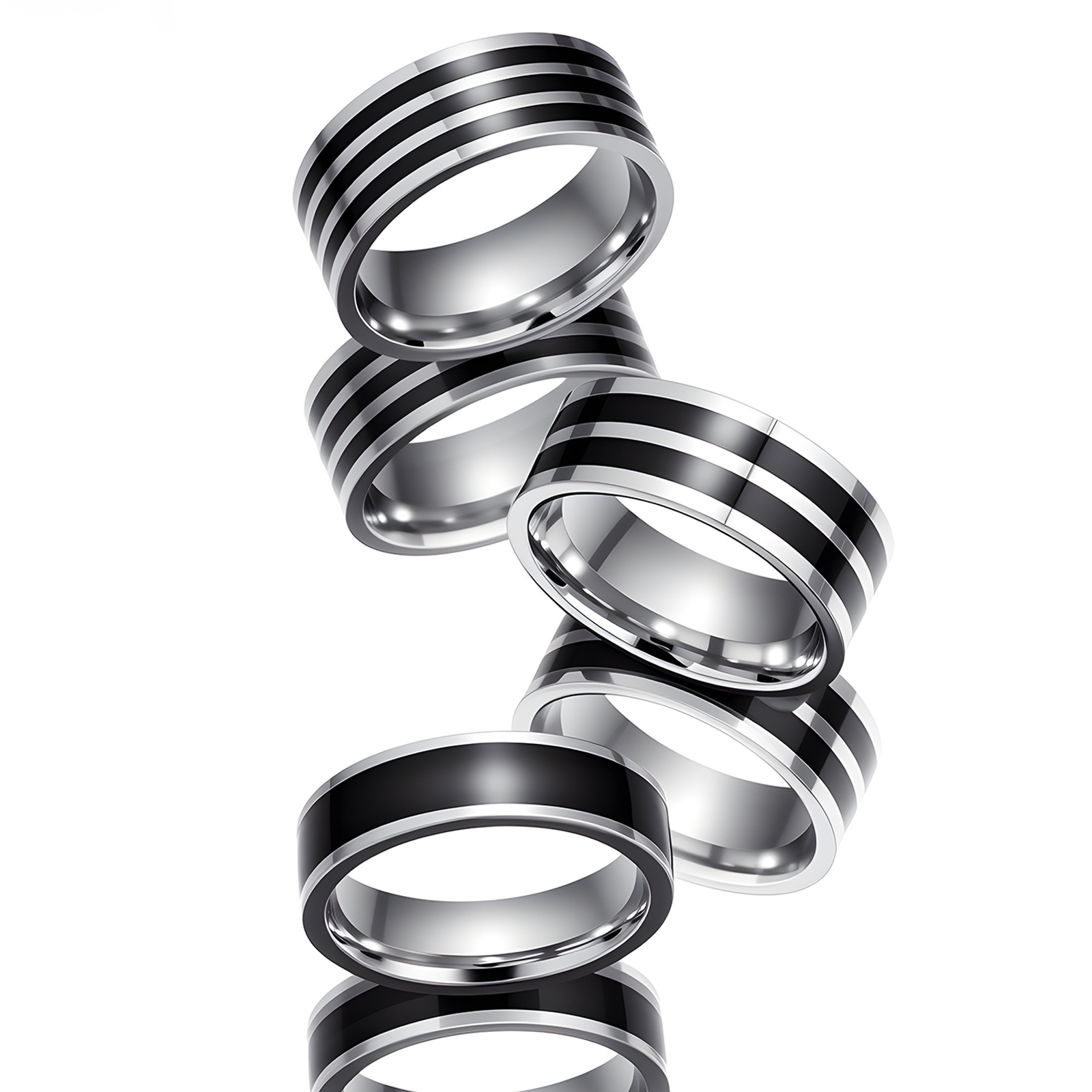 Korean and Japanese Ins-style popular accessories on Xiaohongshu, such as couple rings and titanium steel rings, are selling well on Douyin. One-piece consignment service pic 3