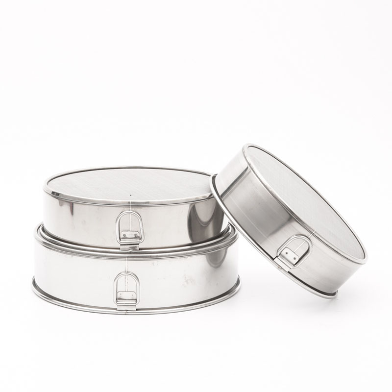 304 stainless steel flour sieve, round flour sieve, fine flour sieve, sieve mesh, bakery sugar powder sieve, single ring pic 3