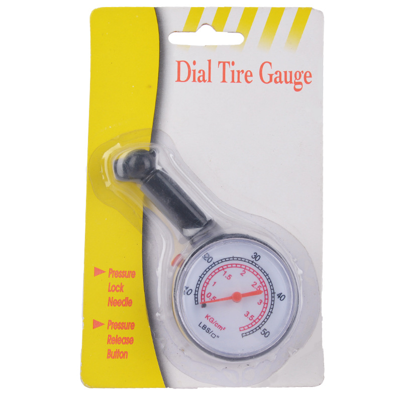 Automobile tire pressure gauge, high-precision tire pressure monitor, stainless steel tire pressure gauge, plastic air pressure gauge manufacturer wholesale pic 3
