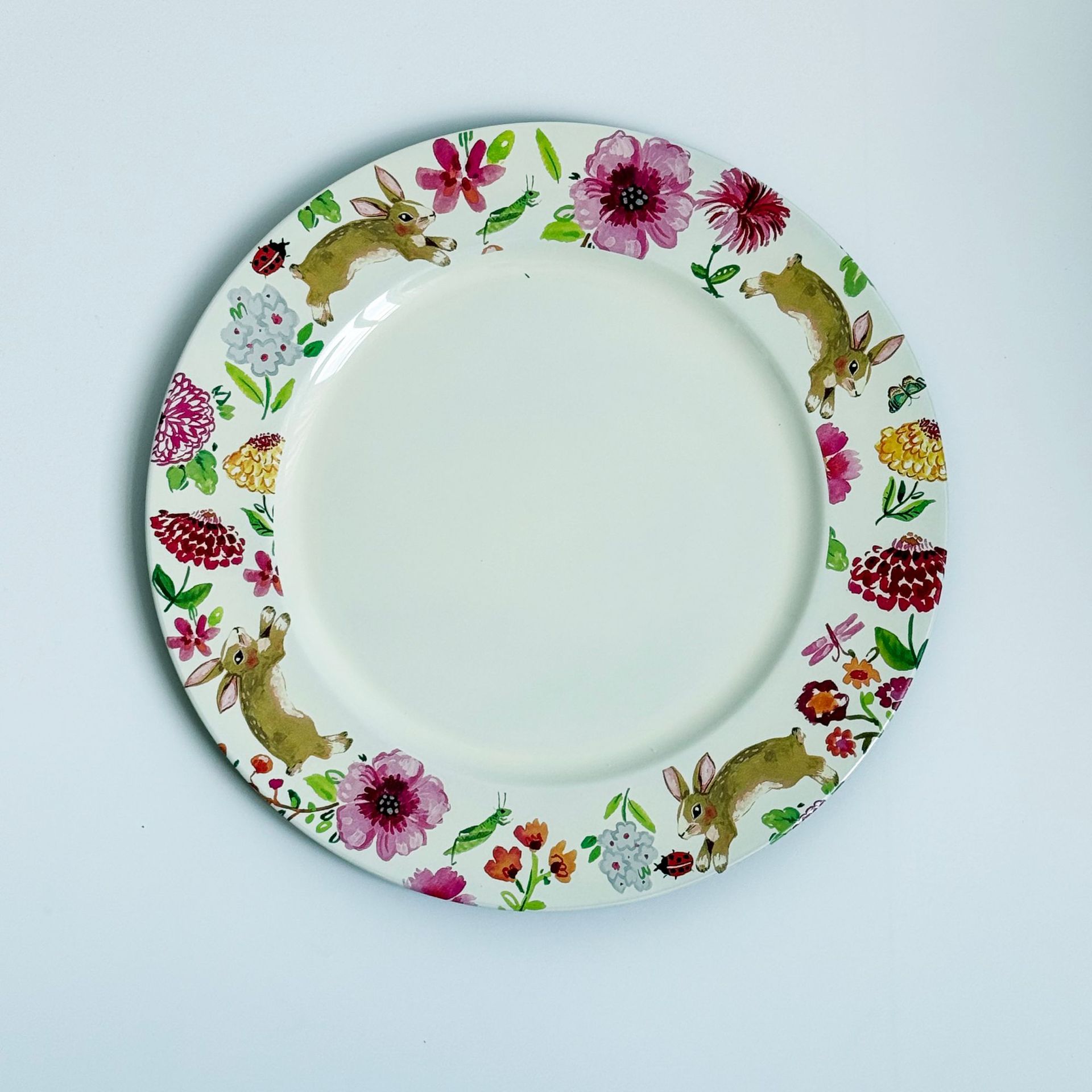 跨镜外贸chargerplates花园花朵系列装饰盘婚礼酒店晚宴派对使用详情18