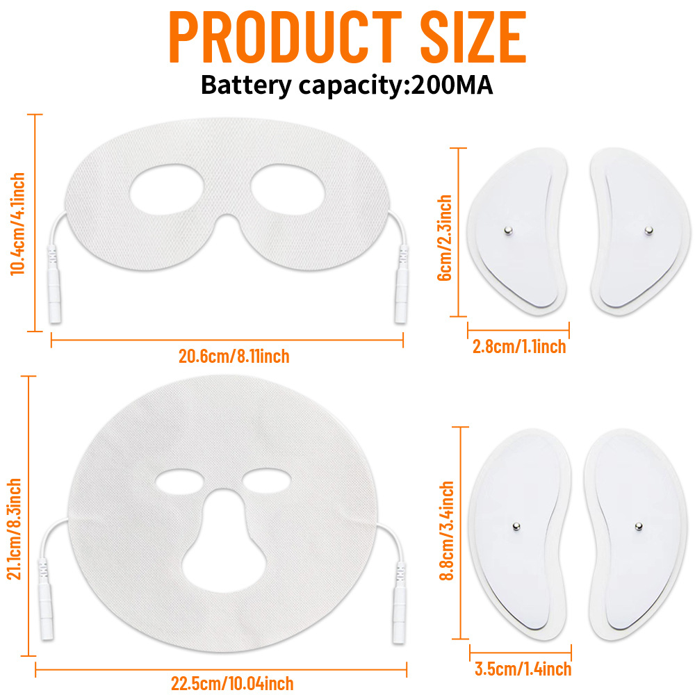 The new EMS facial microcurrent massager eye mask and eye massage device is a beauty device for lifting and firming the face pic 5