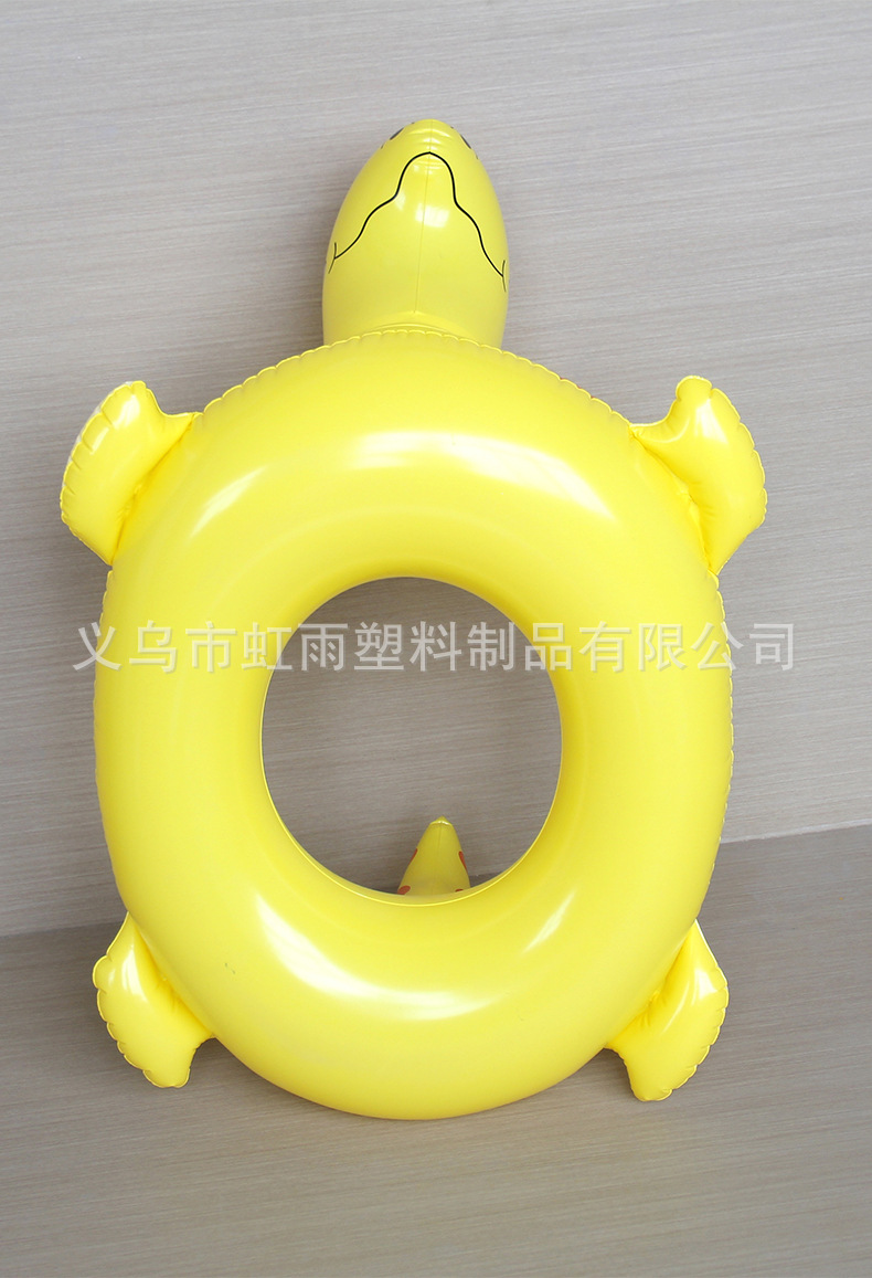 新品加厚小黄龙儿童游泳圈PVC充气卡通游泳坐圈动物造型恐龙座圈详情11