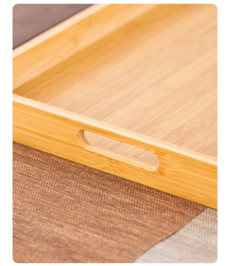 木质托盘长方形家用放茶杯水杯子茶盘水果盘子餐饮酒店竹木手提盘详情14