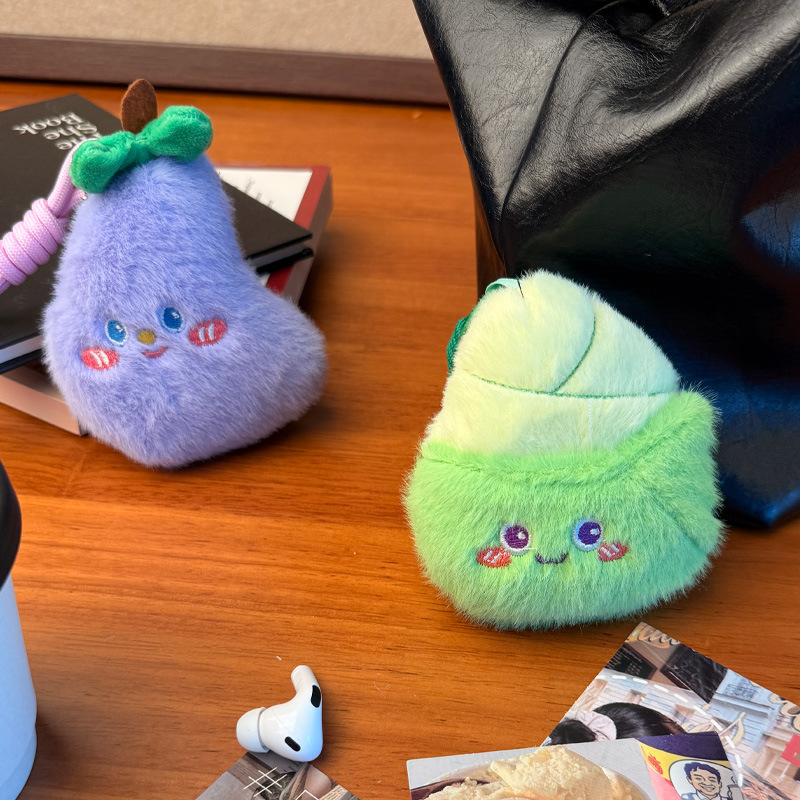 果蔬苹果毛绒挂件可爱包包挂饰小玩偶水果毛绒玩具蔬菜毛绒钥匙扣详情12