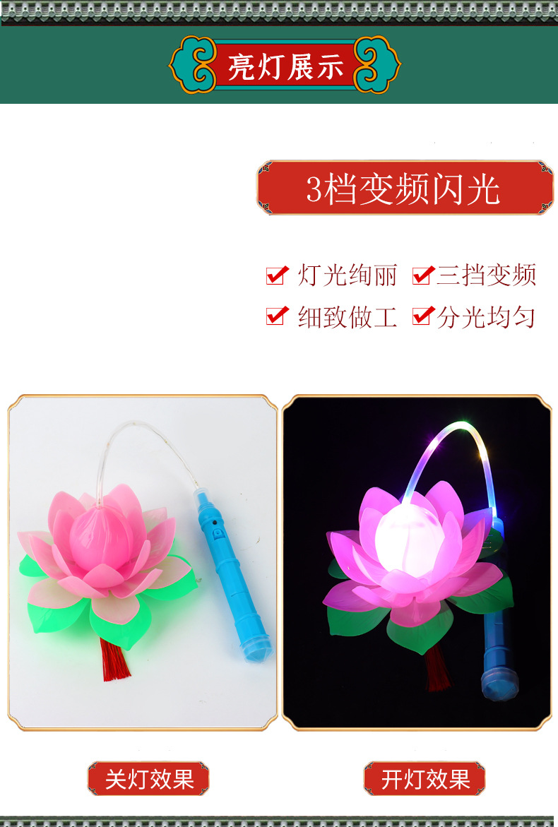 2026 Lotus Lantern, Lion Dance Small Lantern, Lantern Festival Decorative Lantern, Festive and Joyous Lantern Set pic 10