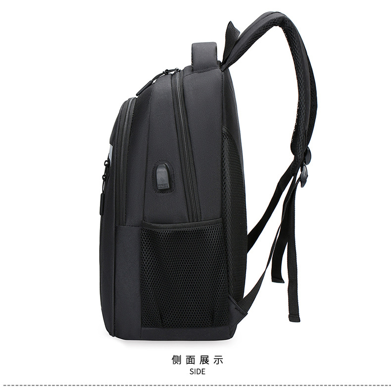 Wholesale 2023 New business double backpack, wear-resistant, water-repellent, large-capacity travel computer bag, casual, fashionable and simple pic 29