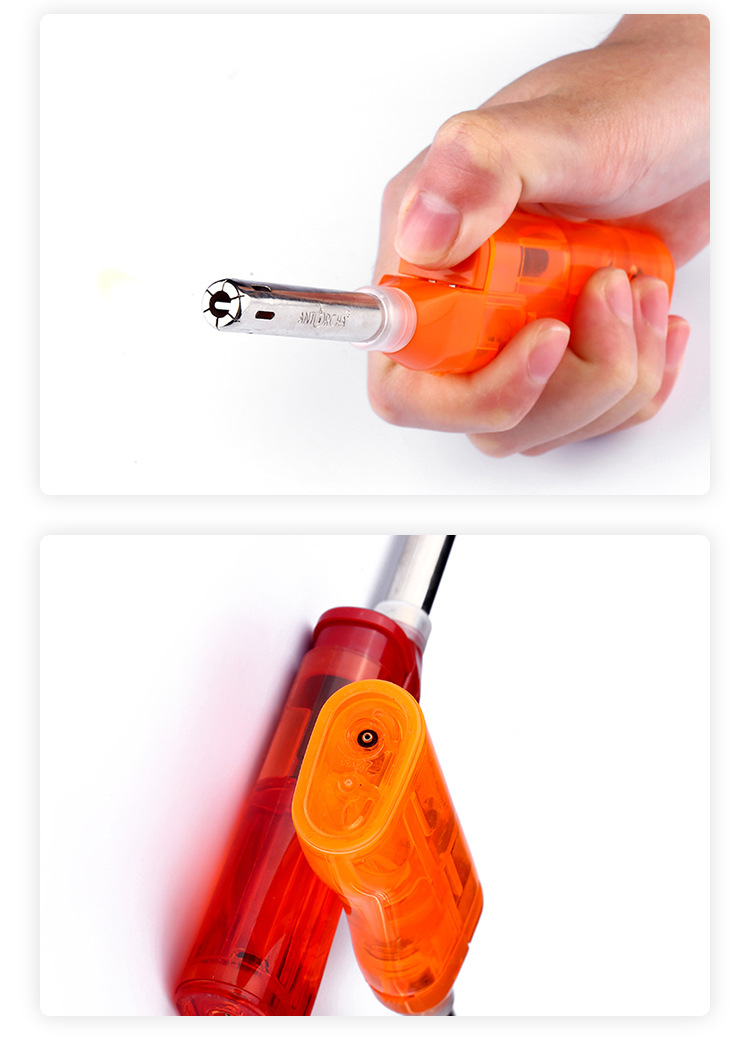 跨境透明彩色明火点火器厨房煤气灶点火野餐烧烤生火用具厂家直供详情11