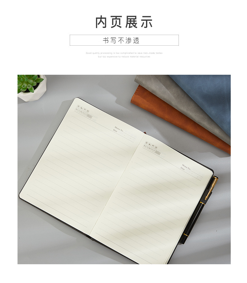 a5 notebook, b5 notebook, student gift, exercise book, notepad set, Super thick diary, business planner pic 6
