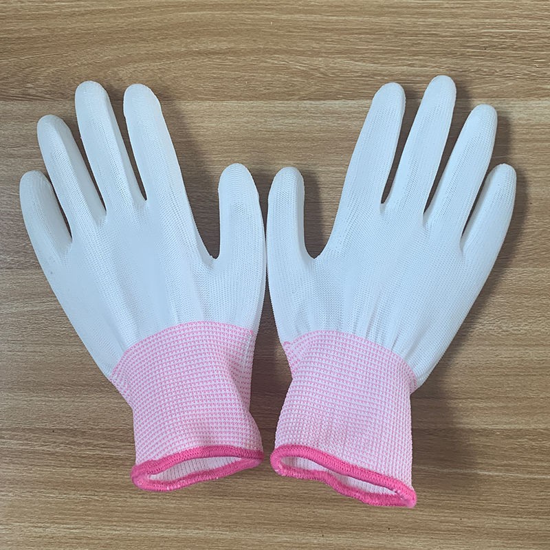 Wholesale ultra-thin nylon gloves from the manufacturer, breathable, skin-friendly, work and labor protection, elastic white, anti-slip, wear-resistant for work pic 14