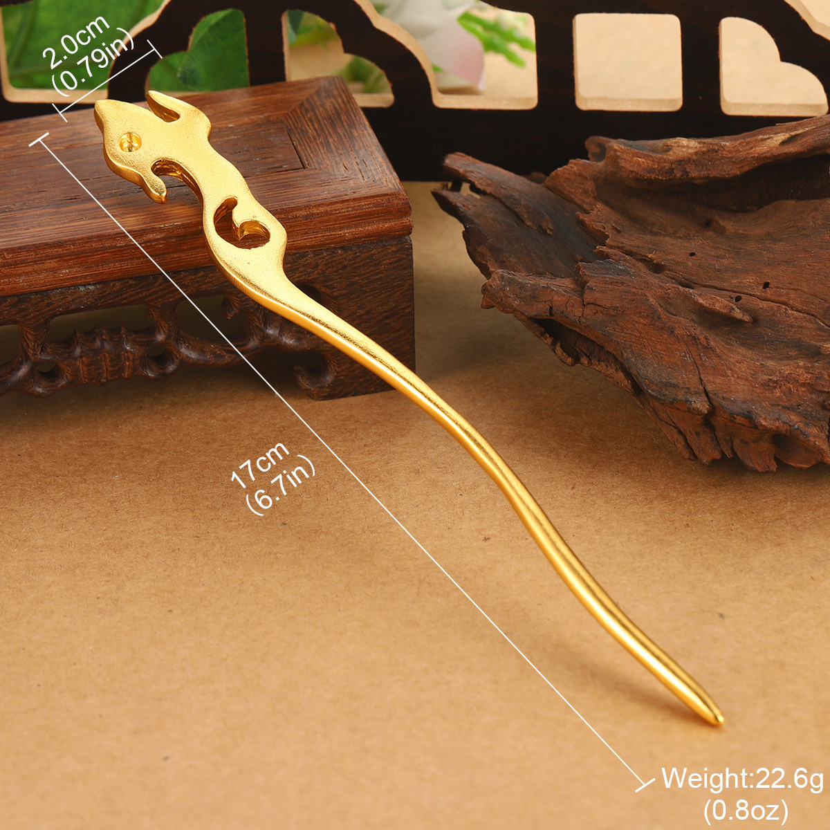 New ancient-style hair accessories, new hair forks, high-end Hanfu accessories, high-end ornaments, hollowed-out dragon geometric auspicious cloud hairpins wholesale pic 38