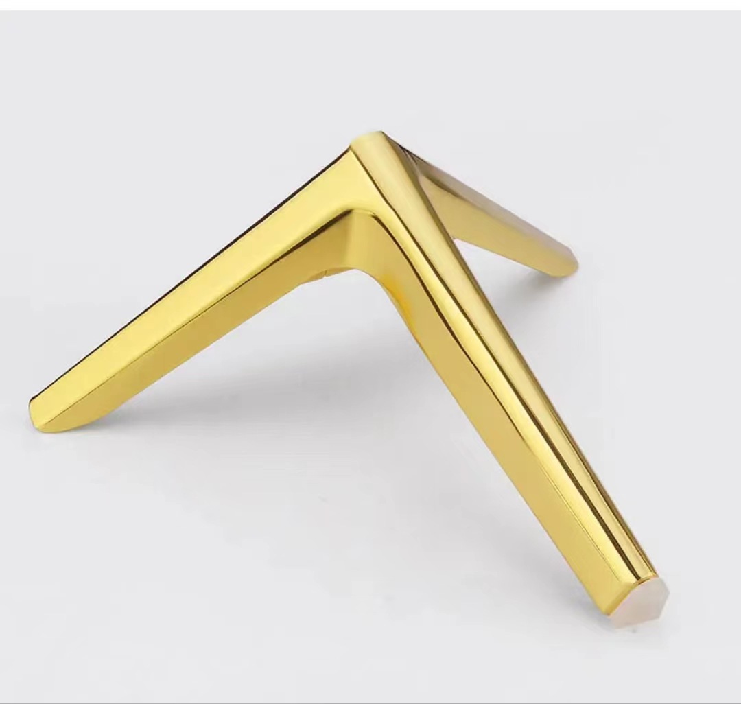 Sofa legs, semi-circular trident legs, table legs, metal furniture legs, bed legs, bedside table legs, coffee table legs, TV cabinet support legs pic 15