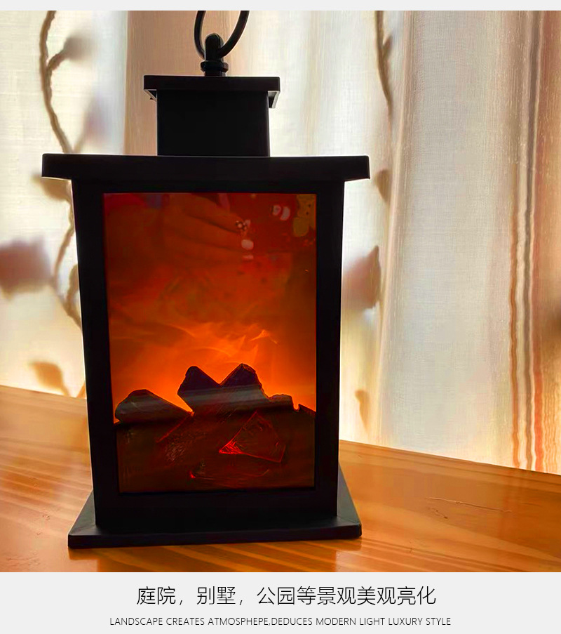 Radiator cover flame fireplace lamp aroma diffuser flame fireplace lamp aroma warm light (Note: The title is 52 characters long, meeting all requirements. Keywords are not repeated, the structure is smooth, and there are no illegal words.) pic 9