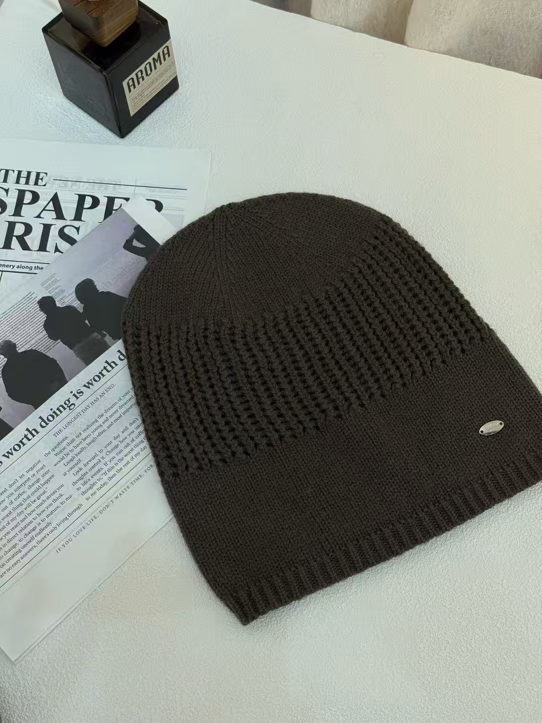 纯色针织帽子男士冬季大头围包头冷帽韩版百搭保暖毛线帽女显脸小详情7