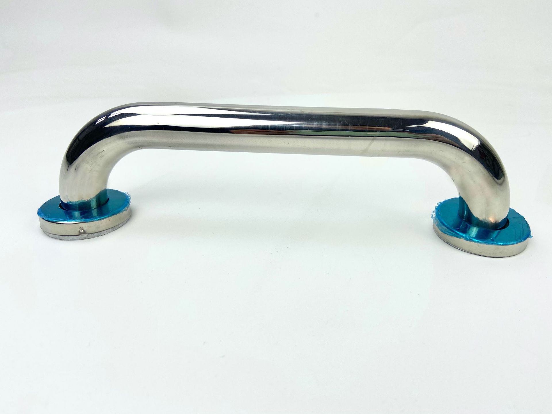 Factory wholesale thickened glass door elbow handles, security door wooden door handles, polished simple stainless steel handles pic 16