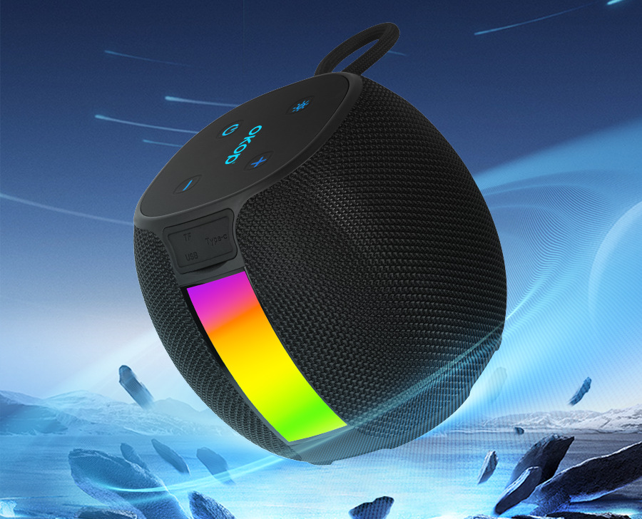 591 Bluetooth Speaker, RGB ambient Light, Mini Speaker, card-inserting portable Cross-border Bestseller, hand-held subwoofer pic 5