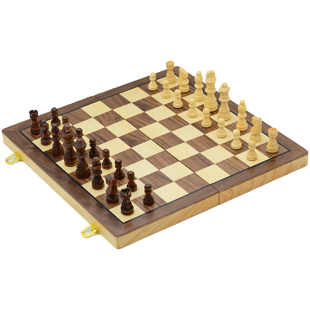 New type of chess and card entertainment, made of wood, magnetic, foldable and 39CM, with double rear, directly sent by the manufacturer for cross-border exclusive supply pic 8
