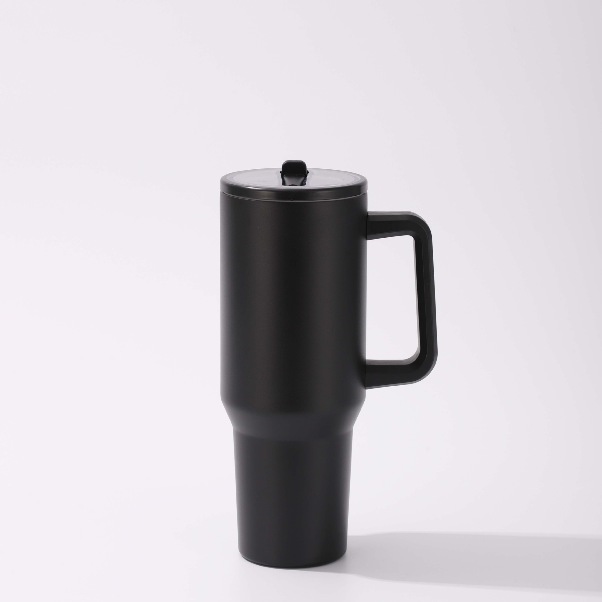 40oz304不锈钢手柄汽车杯纯色吸管保温水杯大容量保冷冰霸杯批发详情6