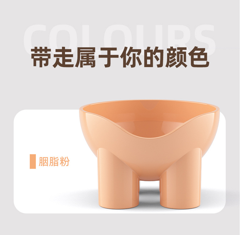 宠物碗可爱高脚猫碗加厚加重不易打翻猫咪饮水碗跨境批发宠物食具详情9