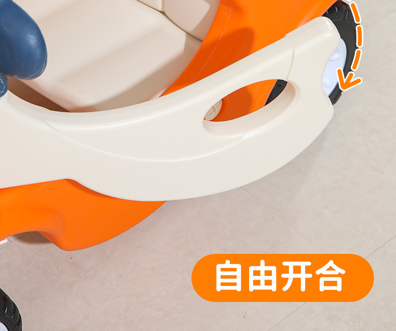 塑料滑行玩具车淘气堡消防公主车宝宝学步滑板车四轮助力小房详情15