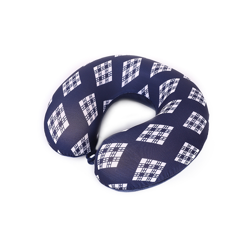 Plain checkered striped U-shaped pillow for men and women, super soft neck support pillow for outdoor travel, slow rebound memory pillow, direct supply from the manufacturer pic 10