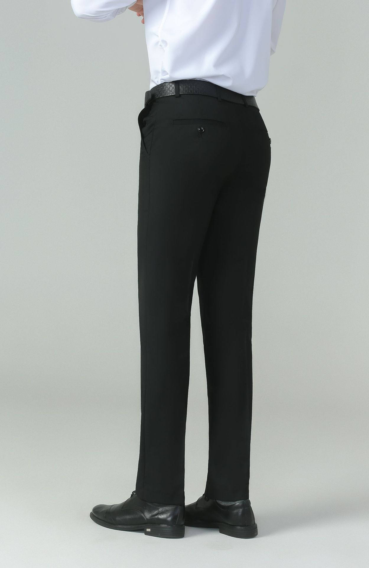 新款夏季西裤男款直筒裤韩版修身黑色灰色藏青色西服裤子时尚西裤详情24