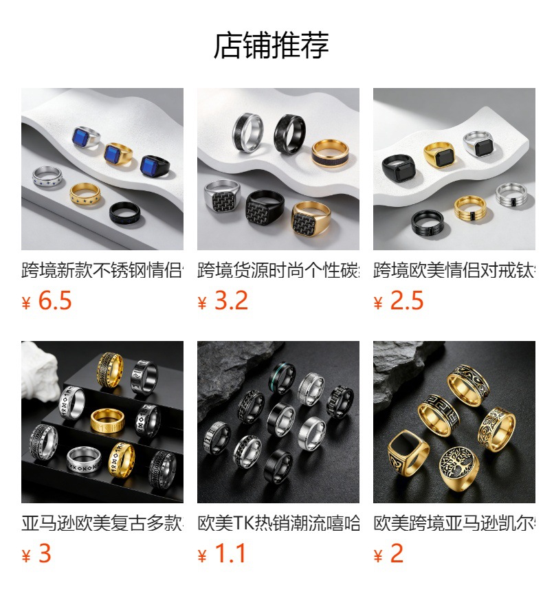 NTAG213 chip NFC smart ring, wearable smart phone device, cross-border European and American smart jewelry pic 1