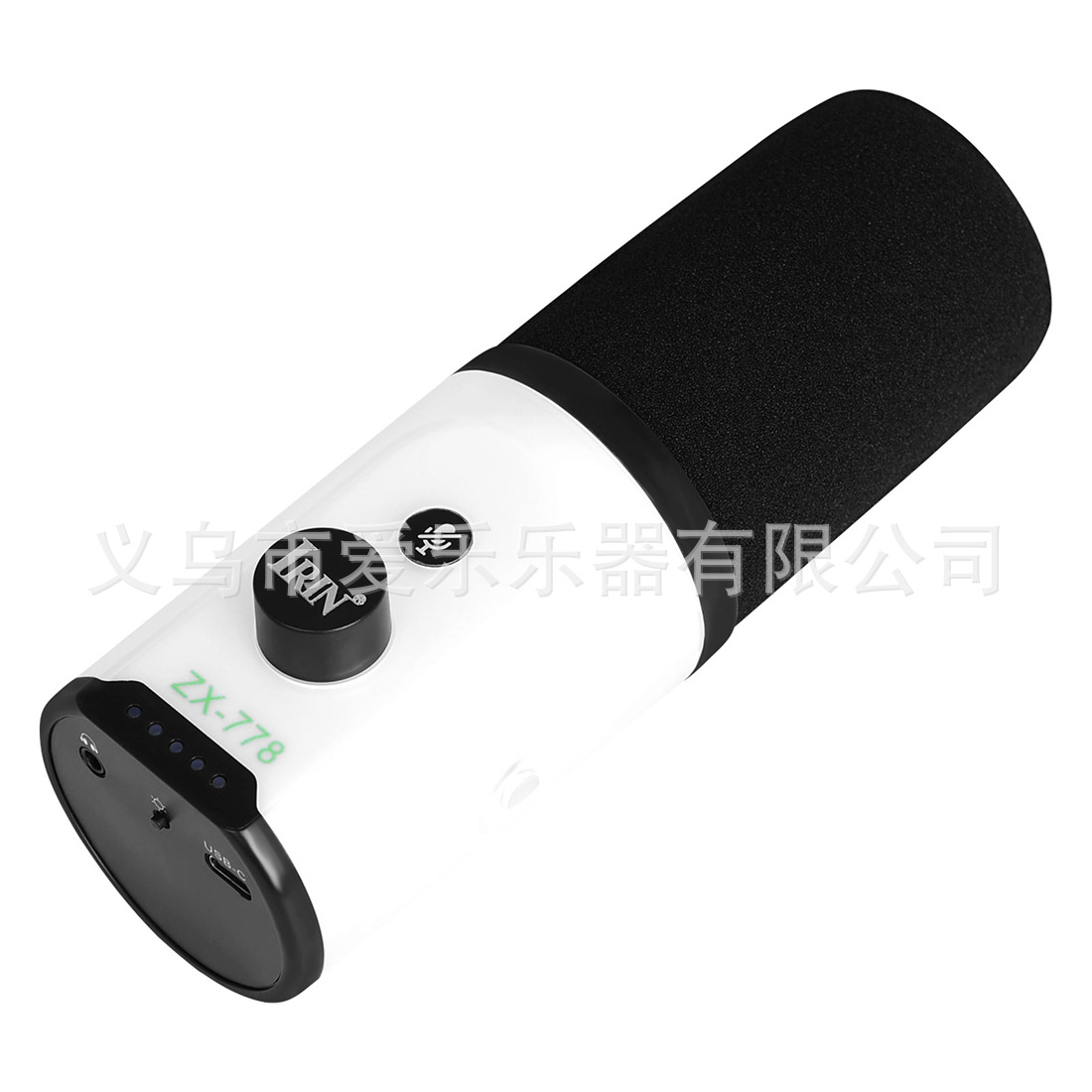 跨境USB直播麦克风炫彩渐变RGB动圈游戏降噪麦克风电脑手机话筒详情15