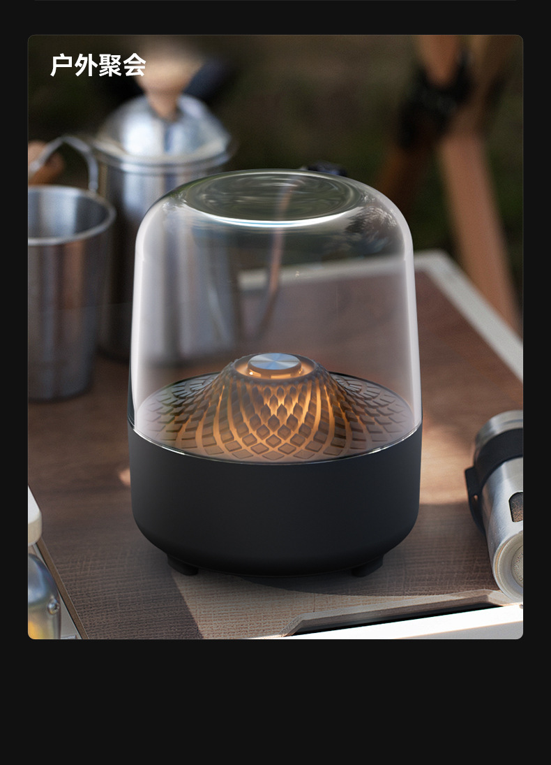 哈曼无线蓝牙音箱超重音琉璃四代蓝牙音响立体环绕氛围灯光礼品详情18