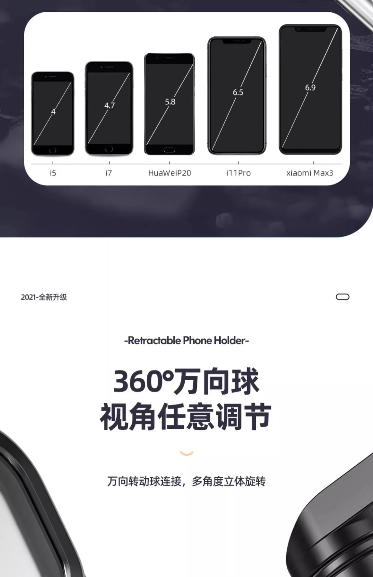 New electric battery motorcycle mobile phone stand, food delivery rider navigation, bicycle car shockproof and waterproof bracket pic 26