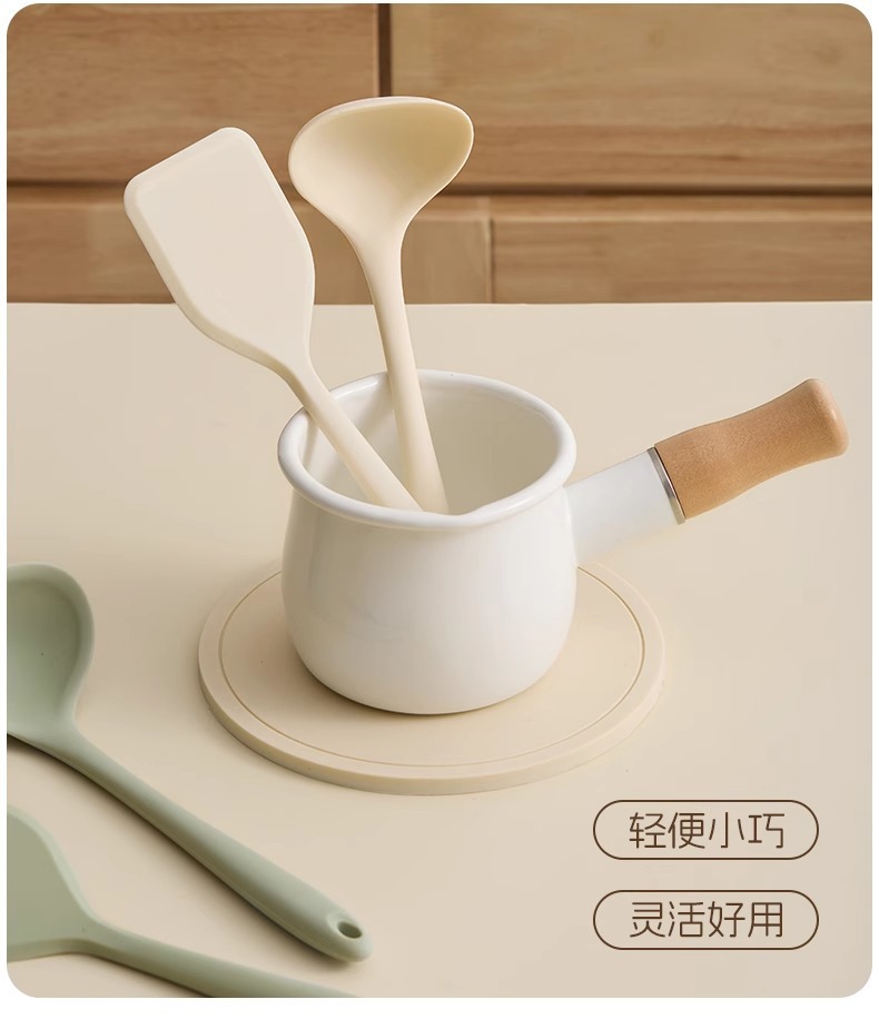 锅铲迷你硅胶铲小号婴儿宝宝辅食工具汤勺家用不粘锅炒菜铲子厨具详情9