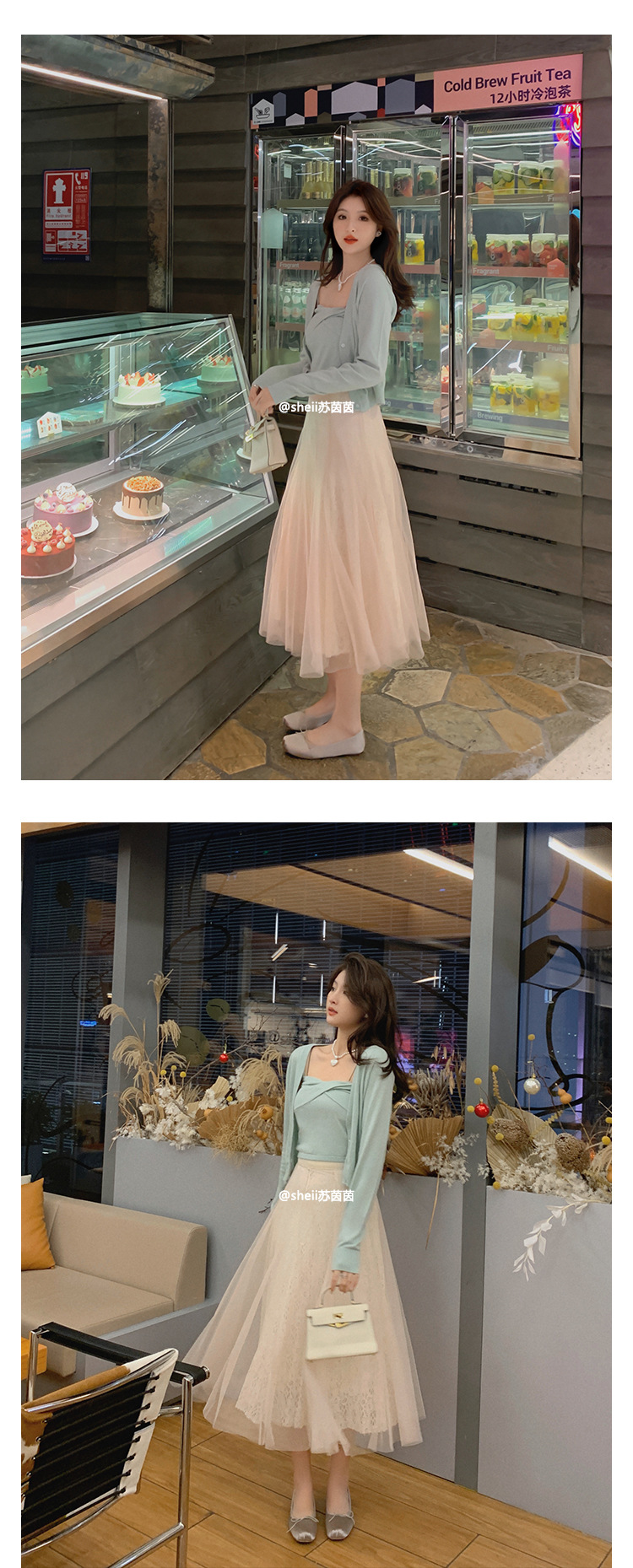 【sheii苏茵茵】暮光少女~方头法式蝴蝶结浅口芭蕾单鞋女平底鞋详情25