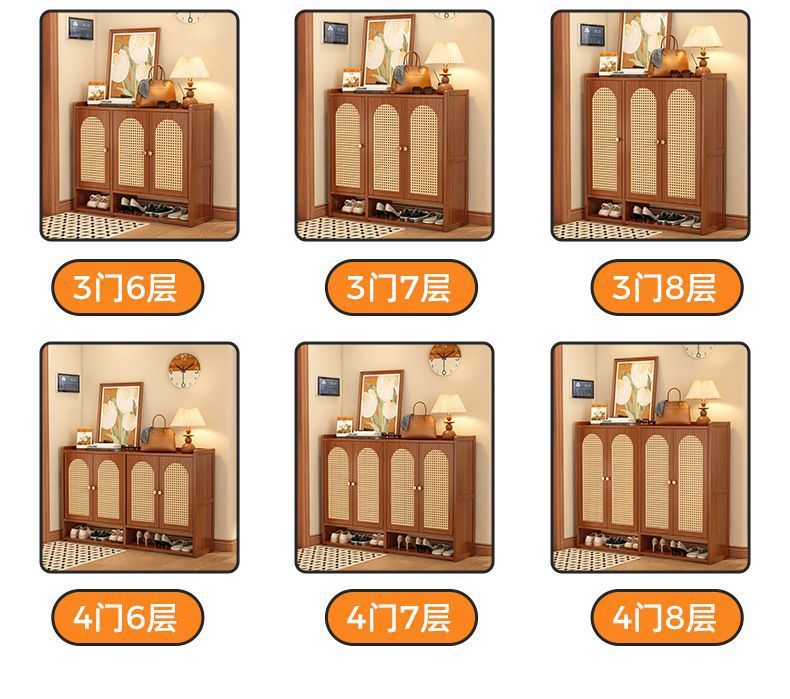 鞋柜高款立式轻奢感家用门口入户玄关置物大容量防臭收纳鞋架详情9