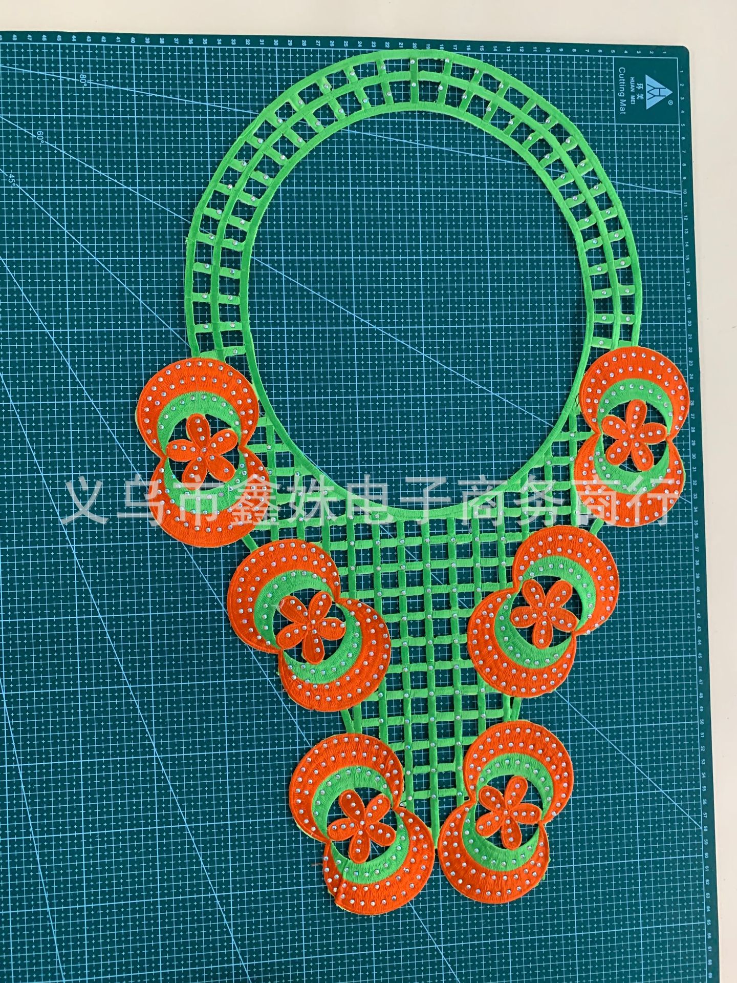 Embroidery, rhinestone and diamond fabric with adhesive backing decoration for foreign trade clothing accessories pic 54